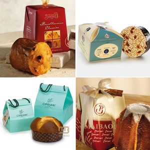 Scatole all'<span class=keywords><strong>ingrosso</strong></span> per dolci da asporto, Panettone classico italiano, Confezioni rotonde per cupcake in carta personalizzabili - Product Image 6