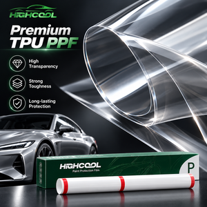 ฟิล์มกันรอยใส TPU คุณภาพพรีเมียม HIGHCOOL ฟิล์ม PPF ป้องกันรอยขีดข่วน ซ่อมแซมตัวเองได้ ป้องกันน้ำ สำหรับสีรถยนต์ - Product Image 1