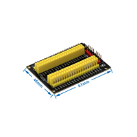 Placa de expansión Raspberry Pi Pico adaptador de extensión GPIO Breakout pines macho y hembra integrados para Pico