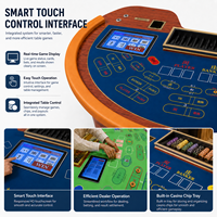 Table de jeu intelligente portable de luxe moderne CHENSHENG avec RFID pour casino, Baccarat, Blackjack, Roulette, Poker