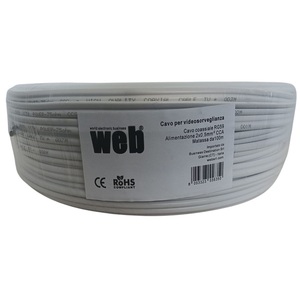 Cable Coaxial Rg59 2 x 0.50 mm CCA, Rollo de 100 m con Fuente de Alimentación - Product Image 3