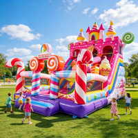 Château gonflable pour enfants, trampoline, toboggan, jeux d'extérieur pour fêtes scolaires, vente en gros