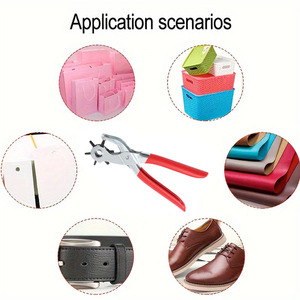 Đa chức năng vành đai đấm lỗ Punch plier có thể xoay dễ dàng tự làm đấm kìm. - Product Image 5