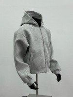 Nuevo producto Venue Sudadera con capucha de algodón y poliéster de alta calidad Color sólido con cremallera Invierno 300 gsm Sudadera con capucha Cuello con capucha