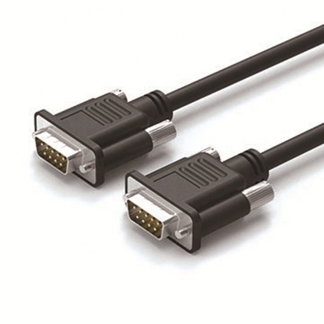 3ft (0.9m) Customized Molding D-Sub DB9 Female to Female RS232 Serial Cable Pure Copper Conductor for Barcode Scanner Printer