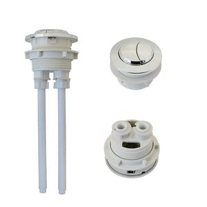 Botón Universal de Descarga para Inodoro de 38mm, Botón de Cisterna de Doble Descarga, Reemplazo con Altura Ajustable, Cromado, de Empuje Superior, 1 Unidad - Product Image 3