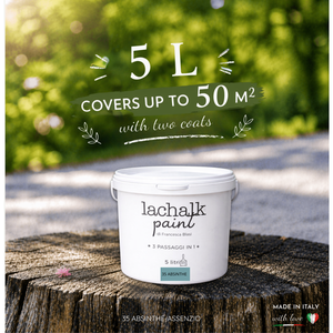 35 ABSINTHE 5lt LaChalk the evolution of <b>chalk</b> paint Where <b>chalk</b> meets resin: Hybrid <b>Chalk</b> Resin Paint made in Italy - Product Image 2