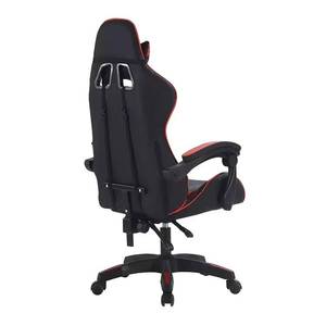 Chaise de jeu pour ordinateur de course pivotante personnalisée de haute qualité, en cuir PU, avec éclairage RGB - Product Image 4