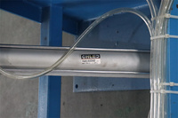 Machine de pliage pneumatique automatique 3200 mm pour tôles, idéale pour la fabrication de conduits