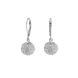 Keiyue cheap chinese comfort ball shaped jewelry 925 silver earring hoop 925 sterling silver flower earrings for women