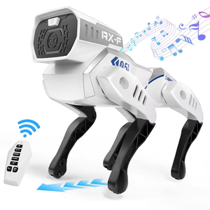 Hengyue LS A0310 <span class=keywords><strong>Jouet</strong></span> éducatif interactif, robot chien de simulation d'intelligence artificielle, chiot télécommandé, fonctionne sur piles, chien électronique chantant - Product Image 1