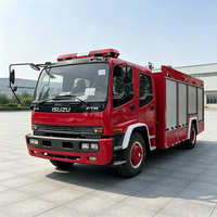 Nouveau camion de pompiers diesel 4x2 avec réservoir de 3001-5000L, norme Euro 3, télécommande, vente de camions de lutte contre l'incendie
