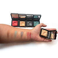 Fard à paupières effet vague d'eau OEM, marque privée, haute pigmentation, fard à paupières mono, logo personnalisé, cosmétiques de marque privée