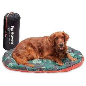 Zyzpet Huisdier <span class=keywords><strong>Bed</strong></span> Voor Honden En Katten-Reizen Hond <span class=keywords><strong>Bed</strong></span> Outdoor Camping Kussen Mat Met Stuff Sack, wasbaar, Reizen <span class=keywords><strong>Camo</strong></span>-Poot, Grote - Product Image 1