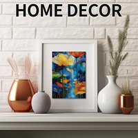 Rompecabezas de Madera con Diseño Floral, Hermosa Arte Floral, Manualidades para Decoración del Hogar