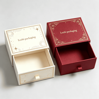 Sac cadeau en papier de Noël avec logo personnalisé et boîte à bijoux, sac cadeau de haute qualité pour mariage, anniversaire, fête, boîte à bijoux de luxe