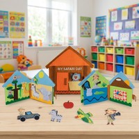 Toptan Montessori Keçe Aktivite Panosu, Yeni Yürümeye Başlayan Çocuklar İçin Eğitici Duyusal Aktivite Oyuncakları, Profesyonel Tedarik