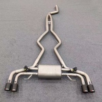 Silencieux d'échappement Catback Valvetronic DZ pour M240i/M440i/M340i G20/G22/G26/G42 2015-2026, Acier Inoxydable Poli Miroir 1,5 mm, 3 Sorties