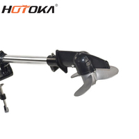 Moteur hors-bord à essence HOTOKA 144F 4 temps à arbre long, économique, pour bateau de pêche