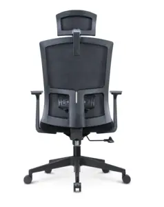Silla giratoria de lujo para oficina, sillón ejecutivo de gran tamaño, ergonómico, moderno y lujoso, color negro