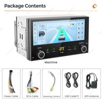 Lecteur multimédia à écran tactile Mekede DD2 MP5 android pour prise en charge de voiture universelle Kia Fiat Nissan image inversée SWC BT USB