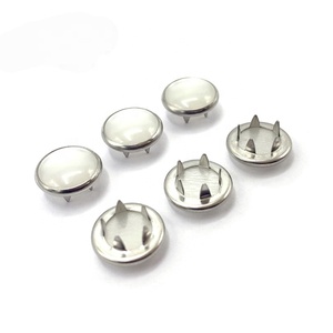 Nhà Máy Bán Buôn Phần Cứng Trims Nickle Miễn Phí Prong Snap Nút Ngọc Trai Snap Nút - Product Image 3