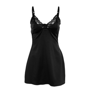 Pijama de Verano para Mujer, Diseño OEM Directo de Fábrica, Satén Mate, Sexy, Vestido Tipo Slip para Exteriores - Product Image 5