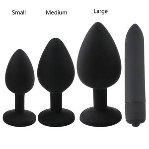 Sieraden Ontwerp Bullet Vibrator Unisex Anal Butt Plug <span class=keywords><strong>Ass</strong></span> Massage Vaginale Masturbatie Seksspeeltjes Sets Voor Vrouwen Homo Paar Roze - Product Image 4
