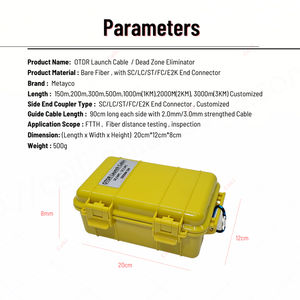 Caja de cable de lanzamiento de fibra óptica OTDR SC/2/UPC 1Km SM 1310/1550nm Eliminador de zona muerta Caja de cable de lanzamiento de Otdr - Product Image 6