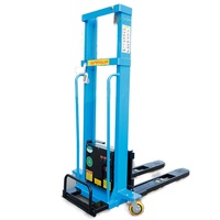 2025 plus récent chariot élévateur à chargement automatique chariot élévateur hydraulique élévateur électrique empileur de palettes hauteur de levage 1.6M empileur à chargement automatique