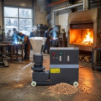 Machine à granulés de bois de type à rouleaux MKL225 7,5 kW, capacité 40-200 kg/h +8615264530427