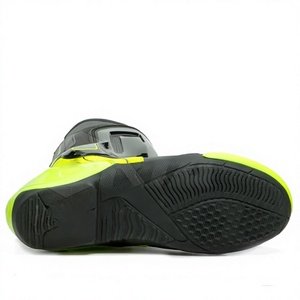 Botas de Motociclismo de Cuero Negro, Protectoras, Impermeables, Transpirables, de Secado Rápido, OEM Personalizadas para Adultos, para Todas las Estaciones - Product Image 2