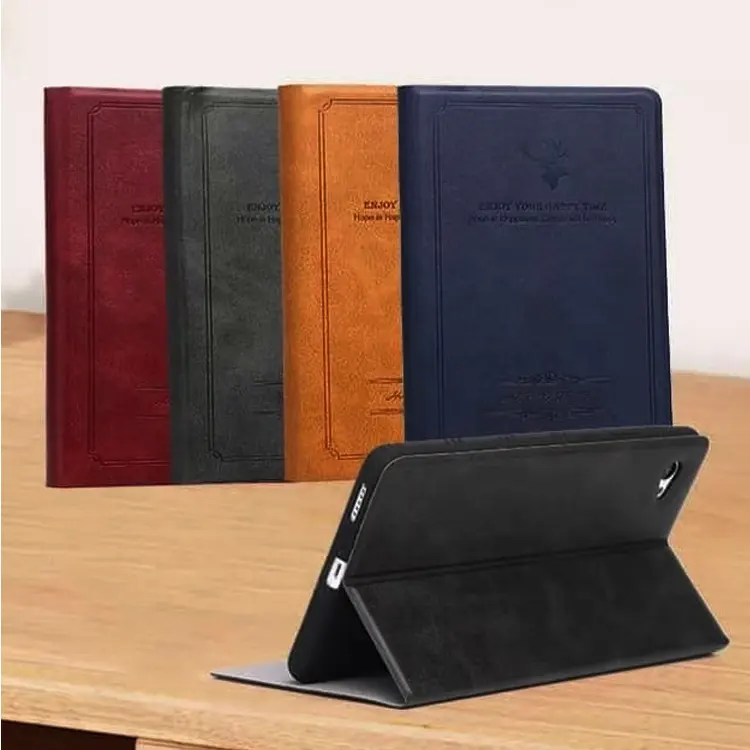 Funda de cuero para tableta, cubierta de libro de negocios de lujo para Ipad 2/3/4/Ipad air 1 2/Ipad 10,2