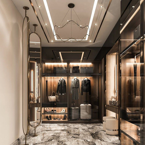 <span class=keywords><strong>Armadio</strong></span> in Melamina Stile Nordico, Design a L per Camera da Letto, <span class=keywords><strong>Cabina</strong></span> <span class=keywords><strong>Armadio</strong></span> di Lusso Compatta - Product Image 6