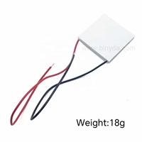 TEC1-12703 TEC 12703 40*40 dissipateur thermique refroidisseur thermoélectrique refroidissement Module de plaque Peltier 12V Module d'élément Peltier