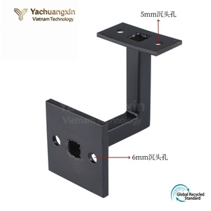<b>Wall</b> <b>Mounted</b> Metal Arm <b>Shelf</b> Bracket Heavy Duty Triangle Support - Product Image 2