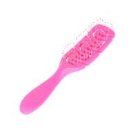 Brosse démêlante en plastique à coussin d'air, peigne de massage flexible pour cheveux bouclés et épais, utilisation humide ou sèche, outil de coiffure pour salon et maison