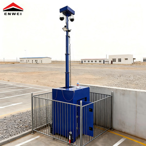 Torre Móvil Cúbica para CCTV de 6m, Mástil de Vigilancia para Exteriores, Cámara Opcional, Torre de Seguridad para Estacionamientos - Product Image 4