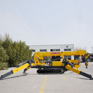 Équipement de levage de grue Offre Spéciale Grue sur chenilles 3 tonnes 5 tonnes <span class=keywords><strong>Mini</strong></span> grue sur chenilles araignée élévateur à flèche remorquable à vendre - Product Image 4
