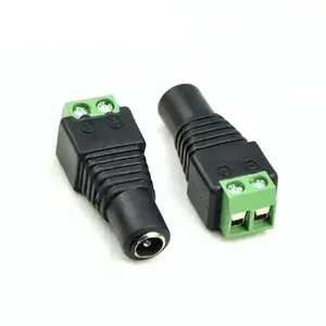 Fosvision Hot Sale DC Female Power Connector Jack DC 5.5*2.1mm To Connection Led DC Terminal Adapter For Monitoring