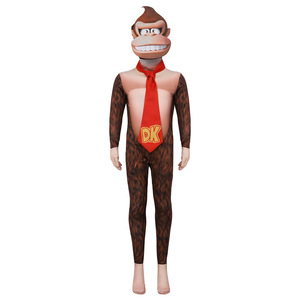 Disfraz de Donkey Kong para niños, mono con accesorios para la cabeza, disfraz de juego de Halloween - Product Image 2