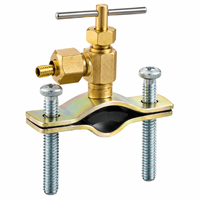 Kit de vanne de selle en laiton sans plomb, vanne à aiguille OEM Yingfa modèle 68200 pour chauffe-eau, CVC, plomberie, raccordement de tuyaux en cuivre