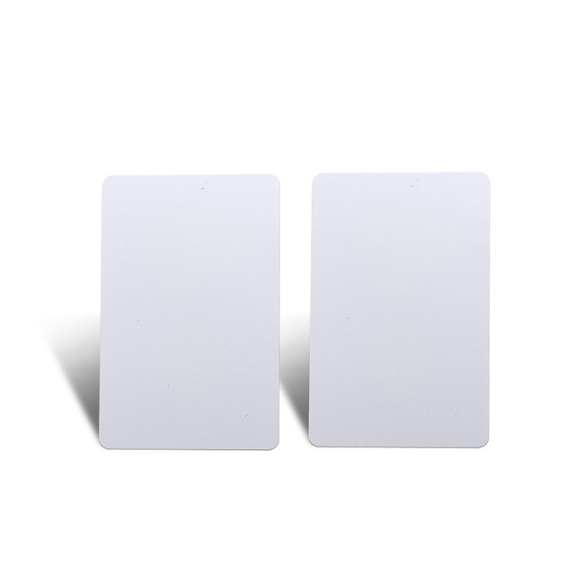 Thermal Printing PVC Smart Chip Cards 13.56Mhz MIFARE Classic 1K Blank White Card