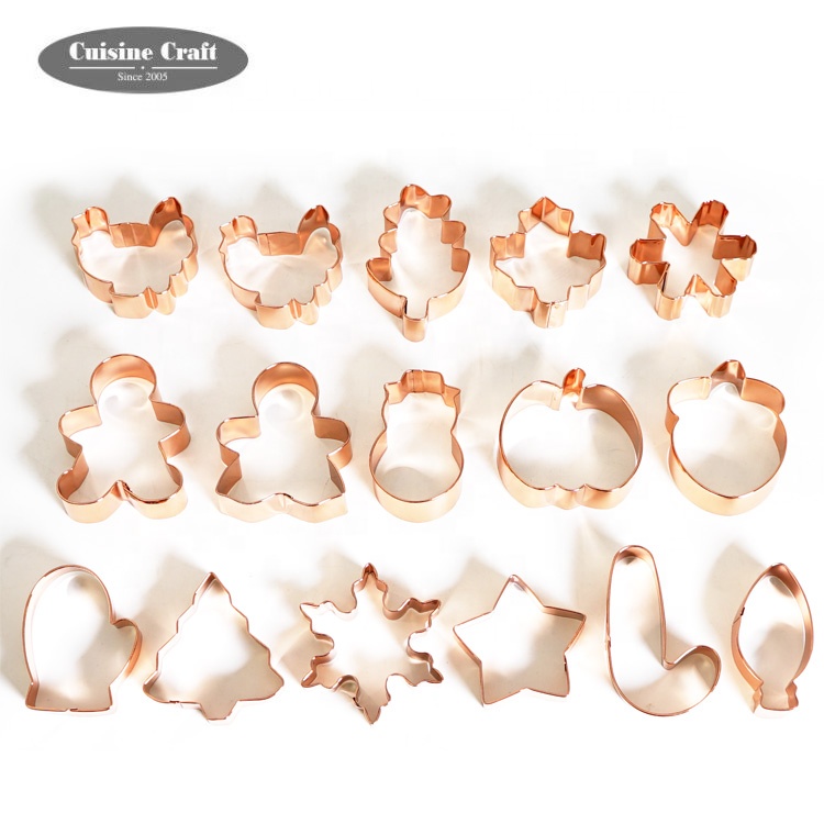 Hot sale Winter Christmas Stainless steel bakeware biscuit cake fondant cookie cutter