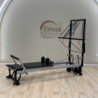Équipement de studio : Machine de Pilates durable, demi-trapeze multifonctionnelle en alliage d'aluminium, tour de Pilates Reformer
