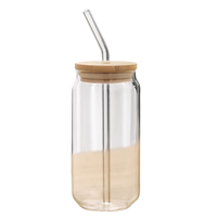 <strong>Top</strong> Selling <strong>Sellers</strong> <strong>Clear</strong> Beer <strong>Can</strong> Glasses Glass Drinking Jars Bottles <strong>Can</strong> Shaped Glass Cups with Bamboo Lid and Straw