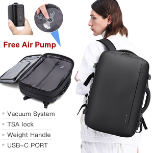 Mochila de Viaje para Hombre de Gran Capacidad, Sellada al Vacío, Impermeable, Expandible, para Negocios, con Compartimento para Computadora y Airbag - Product Image 3