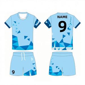 เสื้อกีฬาวอลเลย์บอลสีน้ำเงินแบบทางการ ดีไซน์ซับลิเมชั่นคุณภาพสูง แฟชั่นทันสมัย - Product Image 1