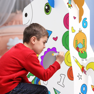 ألعاب رسم من الورق المقوى يمكن ارتداؤها ألغاز خربش إبداعية للأطفال ألعاب تعليمية تصنعها بنفسك ألعاب فنية ثلاثية الأبعاد ألعاب حيوانات - Product Image 5