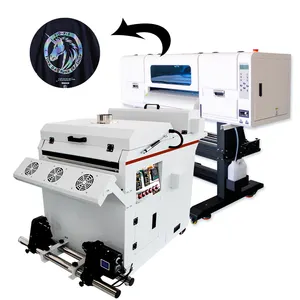 golden film silver hyun rainbow film 60cm double xp600 dtf printer laser effect foil stamping for tshirt textile printing
